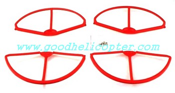 CX-20 quad copter parts CX-20-025 Propeller prot fender bracket (red color) - Click Image to Close